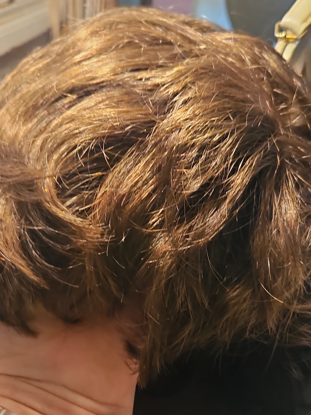 Natural-Look Short Layered Women’s Wig - Brown By ENVY WIGS - Picture 4 of 11